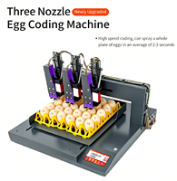 Máquina de Marcado de Huevos por Inyección de Tinta de Alta Velocidad, Impresora Portátil de Etiquetas para Huevos de Pato y Gallina, Codificación de Fecha y Logotipo con 6 Meses de Garantía