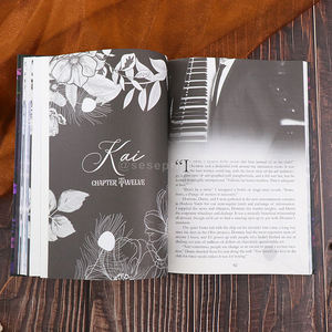 Libros de Tapa Dura con Lámina Dorada Brillante, Encuadernación Perfecta, Impresión Offset, Cartón - Impresión de Libros Personalizados, Ediciones Especiales de Novelas - Product Image 3