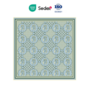 منديل جيب حريري مربع بنمط زهور بريطاني عتيق للبدلات الرسمية وقمصان الزفاف، متوفر بالجملة - Product Image 6