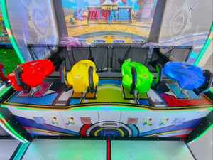 Machine de jeu de simulation de tir aquatique NINIX pour quatre joueurs, à monnayeur, avec support anglais et compatibilité des prises EU/US/UK/AU - Product Image 6