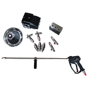 Nettoyeurs <span class=keywords><strong>haute</strong></span> <span class=keywords><strong>pression</strong></span> robustes à pompe à piston triplex, <span class=keywords><strong>avec</strong></span> <span class=keywords><strong>buse</strong></span> <span class=keywords><strong>rotative</strong></span> en acier inoxydable, <span class=keywords><strong>haute</strong></span> <span class=keywords><strong>pression</strong></span> 500 bars 7250 PSI, rotation à 360° - Product Image 5