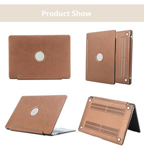 Funda de cuero PU con Logo para ordenador portátil, carcasa de negocios para <span class=keywords><strong>Macbook</strong></span> <span class=keywords><strong>Pro</strong></span> 14 A2442 Air Retina 11 12 <span class=keywords><strong>2021</strong></span> <span class=keywords><strong>15</strong></span> 16 Touch ID A2485 A1466 A2179, 13,3 - Product Image 6