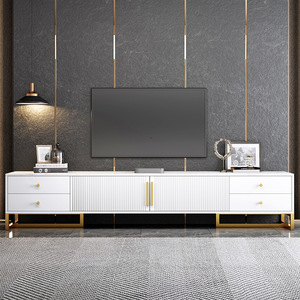<span class=keywords><strong>Meuble</strong></span> <span class=keywords><strong>TV</strong></span> en MDF personnalisé, style luxe léger, avec plusieurs espaces de rangement, ensemble de meubles <span class=keywords><strong>TV</strong></span> modernes et simples pour salon - Product Image 1