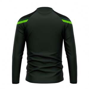 Chaqueta de fútbol personalizable con bloques de color, media cremallera, ligera y transpirable de malla para equipos deportivos de maternidad - Product Image 2