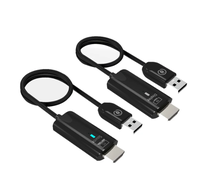 Nuevo cable extensor HDMI inalámbrico de 30m, transmisor de audio y vídeo y adaptador de pantalla del receptor para cámara, PC a TV, Monitor, proyector