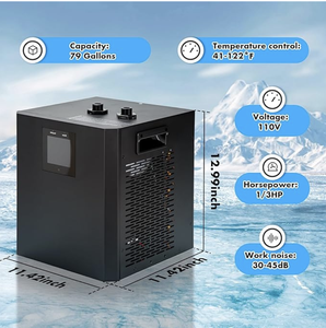 Promotion exceptionnelle - Refroidisseur d'<span class=keywords><strong>eau</strong></span> pour bain de glace Cy300 0.3HP R-290 -20-50°C pour récupération des athlètes de plongée, soulagement, sans ozone - Product Image 3