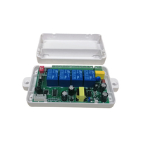 Interruptor de encendido/apagado inalámbrico de 4 canales, Control remoto Digital de 220V para lámpara y Luz