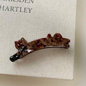 Pince à cheveux coréenne en forme de chat mignon et de banane, en acétate, pour femme, accessoire de mode pour les fêtes - Product Image 4