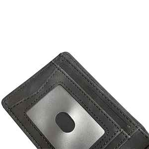 Portefeuille en cuir PU multi-cartes, sublimation à chaud, porte-cartes pour homme, pince à billets, en stock - Product Image 3