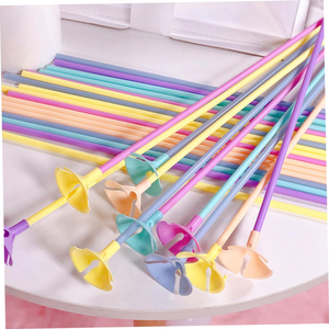 40cm <b>Balloon</b> Stick <b>White</b> <b>Balloons</b> Holder Sticks with Cup Wedding Birthday Party Inflatable Balls Decoration Accessories - Product Image 2