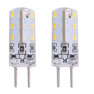 Wholesale replace halogen DC12V high brightness 1w g4 led lamp silicone GY6.35 led bulb 1W