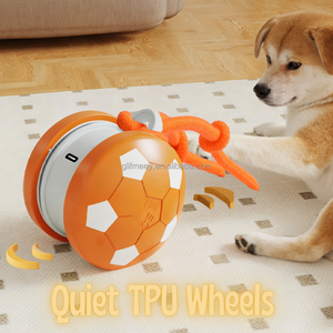 Juguete para Perros con Movimiento Automático y Activación por Movimiento, Pelota Rodante con Cola de Cuerda - Product Image 5
