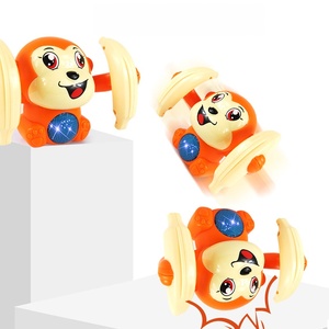 Jouet singe électrique à commande vocale, avec <span class=keywords><strong>lumière</strong></span>, musique et figures acrobatiques, modèle animal de dessin animé éducatif pour enfants - Product Image 3
