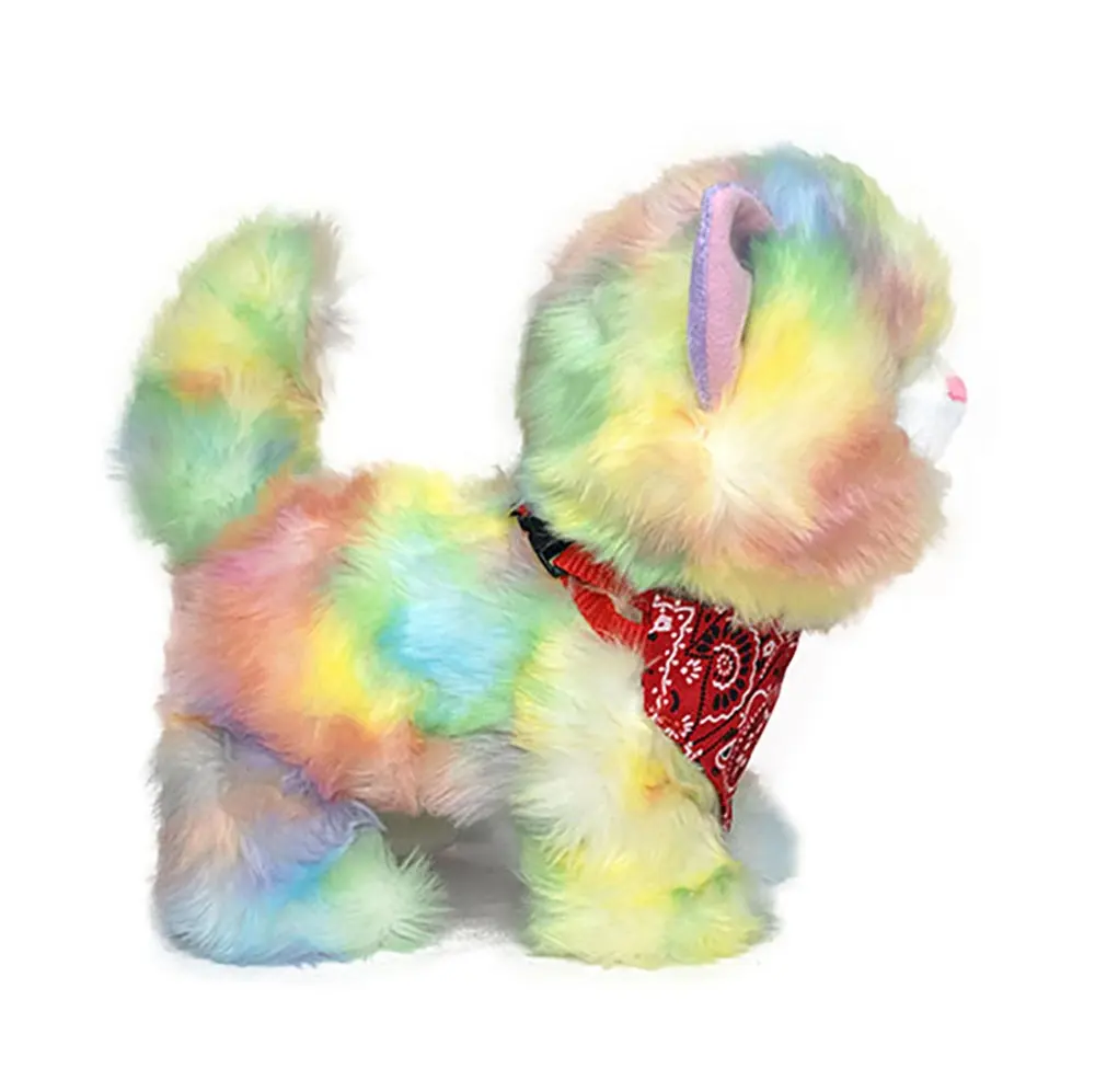 Vendita calda giocattolo di peluche elettrico per gatti dei cartoni animati animale peluche bambola per bambini morbido cuscino regalo carino lucifero gatto peluche