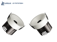 Spot LED encastré compact 12W, design à petite ouverture pour installation en plafond bas LP-FX7570SH-NR-22