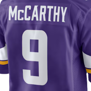 2025年ステッチアメリカンフットボールジャージー18ジャスティンジェファーソン9 J.J. マッカーシー87 T.J. ホッケンソン3アディソン2マティソン8カークカズンズ - Product Image 2