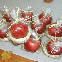 Bougie parfumée aux fruits Pomme Rouge, Huile parfumée longue durée, Faite à la main, Barres parfumées pour les fêtes de Diwali, Arôme respectueux de l'environnement