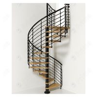 Escalier en colimaçon sur mesure, gain de place, design artistique, esthétique moderne, installation facile, escalier pour petit appartement