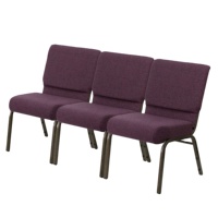 Sillas Metálicas Apilables de Estilo Moderno con Descuento al por Mayor para Hoteles, Teatros, Auditorios e Iglesias