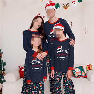 Nuovo Set di Pigiami Natalizi Coordinati per Mamma, Figlia, Papà e <span class=keywords><strong>Figlio</strong></span>, Completo a 2 Pezzi, Morbido e Comodo Abbigliamento da Casa per la Famiglia - Product Image 3