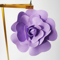 YOPIN-3812 Rose artificielle géante en mousse PE pour vitrine de magasin, décoration