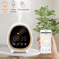 Diffuseur d'arômes intelligent à écran tactile de l'application Tuya Diffuseur de réglage d'horloge Télécommande Wifi Diffuseur d'arômes pratique pour la maison