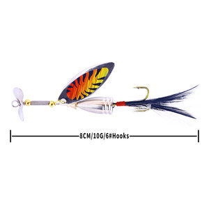 Spinner Bait 10g Spinners Cuillère De Pêche Leurre Appât Artificiel Métal isca pesca - Product Image 3