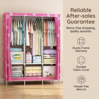 Armoire de Rangement Portable en Tissu Non-Tissé pour Chambre à Coucher – Vente en Gros Fabricant