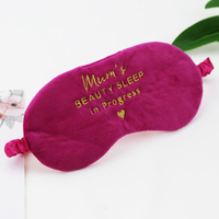 Cute Plush Eye Patch Ombrage Sommeil Masque pour les yeux Eyepatch Travel Relax Cover Eyeshade