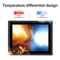 Panel táctil de pc industrial de 8 pulgadas, resistente al agua ip65, 7/24h, a prueba de polvo, Android o x86 integrado