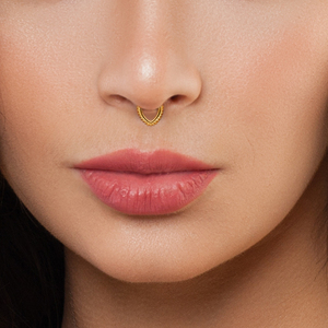ROXI S925 Argent Sterling, Anneau de nez et Boucles d'oreilles créoles en forme d'œuf avec zircon pour femme, Or 18K - Product Image 5