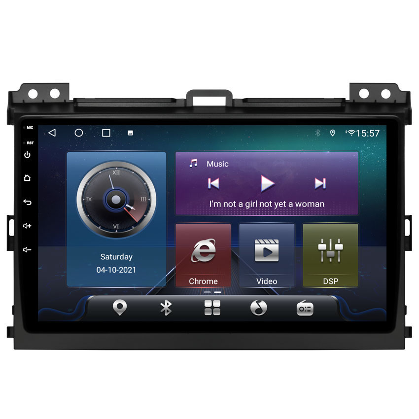 DSP Carpaly 4G для Toyota Land cruiser Prado 120 Android авто мультимедийный видеоплеер Авторадио GPS навигация автомобильное радио DVD