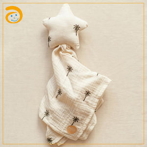 <span class=keywords><strong>Doudou</strong></span> à Mâcher <span class=keywords><strong>pour</strong></span> Bébé en Coton Biologique Ultra Doux en Forme d'Étoile, Couverture de Sécurité et Jouet de Dentition <span class=keywords><strong>pour</strong></span> Nouveau-né et Nourrisson, Idéal <span class=keywords><strong>pour</strong></span> le Sommeil et la Berceuse - Product Image 5