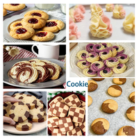 Nouvelle machine automatique à biscuits bicolore LongYu SV-700E 380V avec garantie 1 an pour farine, lait, chocolat, garniture et confiture