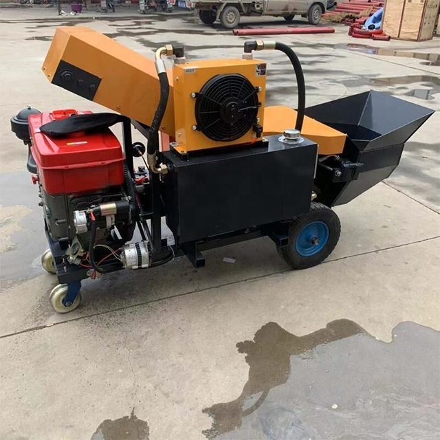 Small Ground Pump Secondary Constructional Column Floor Heating Concrete Pouring Pump