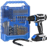 Kit de juego inalámbrico 100 Uds combinación HSS acero carburo agujero Twist Metal broca conjunto herramientas eléctricas accesorios madera tungsteno