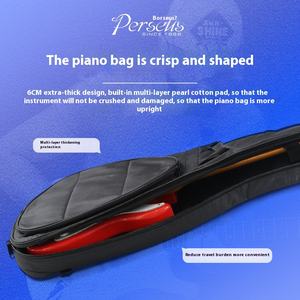 Sac de guitare électrique personnalisé distinctif, épaissi, anti-collision, anti-chute, sac universel pour piano, orgue, sac à dos pour instrument - Product Image 2