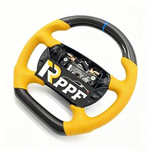Volante de Fibra de Carbono Real de Alta Calidad, el Más Popular, para <span class=keywords><strong>Ford</strong></span> <span class=keywords><strong>Mustang</strong></span> 1999 2000 <span class=keywords><strong>2001</strong></span> 2002 2003 2004 - Product Image 2