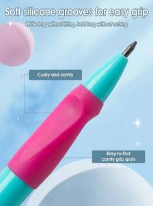 Matite ergonomiche automatiche con corpo in plastica colorato da 14,5 cm per correggere la postura di scrittura e allenare i bambini nell'apprendimento - Product Image 5