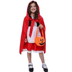 Disfraz de <span class=keywords><strong>Caperucita</strong></span> Roja para Niñas, Disfraz de Halloween, Vestido de Fiesta, 3-10 Años - Product Image 6