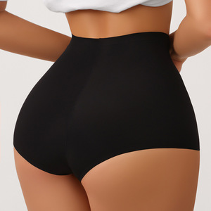 批发无缝冰丝打底安全裤中腰防光女裤女平角内裤 - Product Image 4