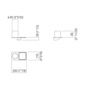 Agape Étagère de salle de bain moderne en acier inoxydable 304 avec coin monté sur la ligne de points avec porte-savon pour usage domestique - Product Image 2