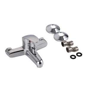Robinet mélangeur thermostatique moderne pour eau chaude/froide, en zinc argenté, <span class=keywords><strong>à</strong></span> poignée unique, avec valve en céramique, pour appartement et <span class=keywords><strong>hôtel</strong></span> - Product Image 1