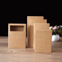 Caja de Almacenamiento para Electrónicos y Embalaje de Fundas para Teléfonos |   Caja Deslizante Kraft con Bandeja Interior Segura