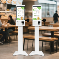 Caisse enregistreuse libre-service numérisation paiement Cash Alipay Machine de commande Kiosque libre-service pour restaurant