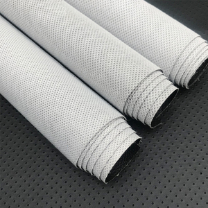 Tela de Tapicería Decorativa Elástica Impermeable de Cuero Sintético de PVC con Patrón de Lichi para Autos, Sofás y Bolsos, Muestra de Fábrica al por Mayor - Product Image 3