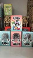 Robot AI Edukatif Eiliko, Teman Peliharaan Pintar, Kontrol Suara, Ekspresi Interaktif, Gantungan Tas, Robot Mini