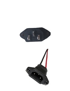 Sạc cắm ổ cắm sạc khuỷu tay kết nối pin cáp hộp pin Màn hình hiển thị hộp pin phụ kiện - Product Image 1