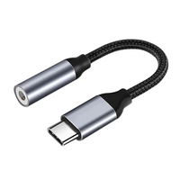 Adaptador de conector de auriculares USB tipo C a 3,5mm 3,5 AUX USB C a Aux Audio Dongle Cable Hi-Res DAC para Google Pixel 4 3 2 XL
