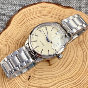 Tandorio <span class=keywords><strong>GS</strong></span> Elegance Montre NH35 Auto 200M WR Double Dôme Saphir Date Bande En Acier Inoxydable Business Casual - Product Image 5